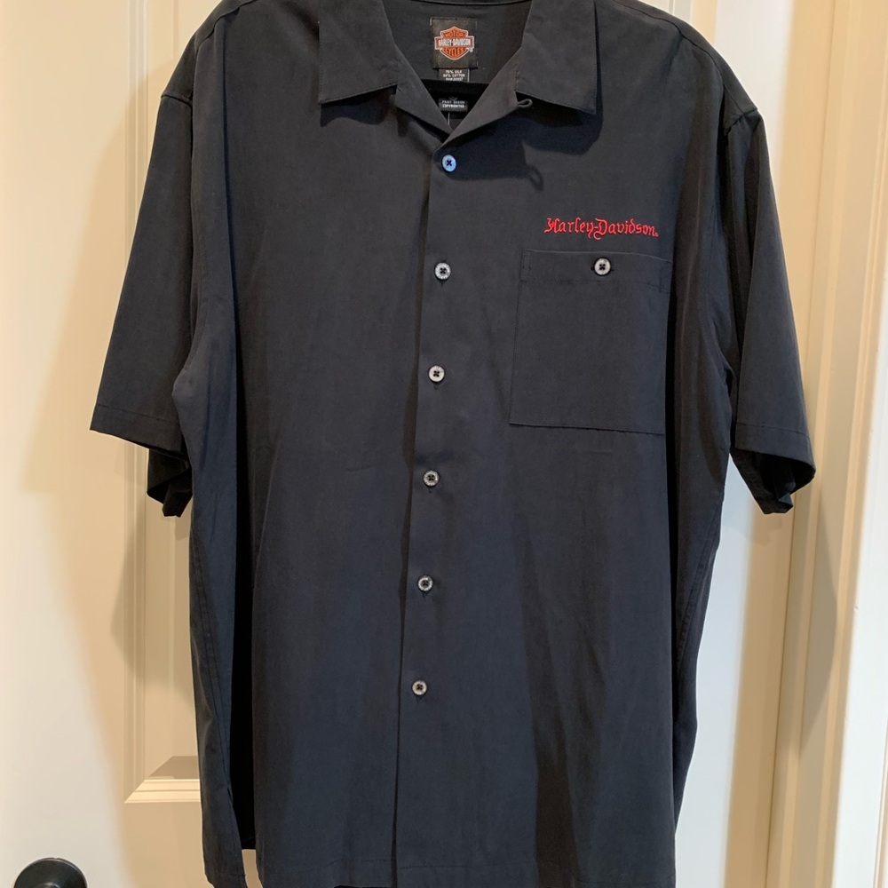 NWT Tori Richard Harley Davidson Mischief Shirt - Picture 4 of 15